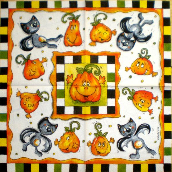 087 Halloween - 3-lagig - Vielseidig